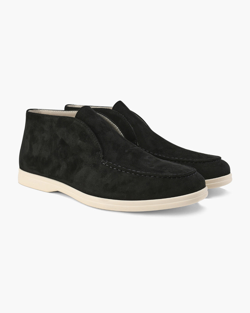 Hohe Wildleder-Loafer