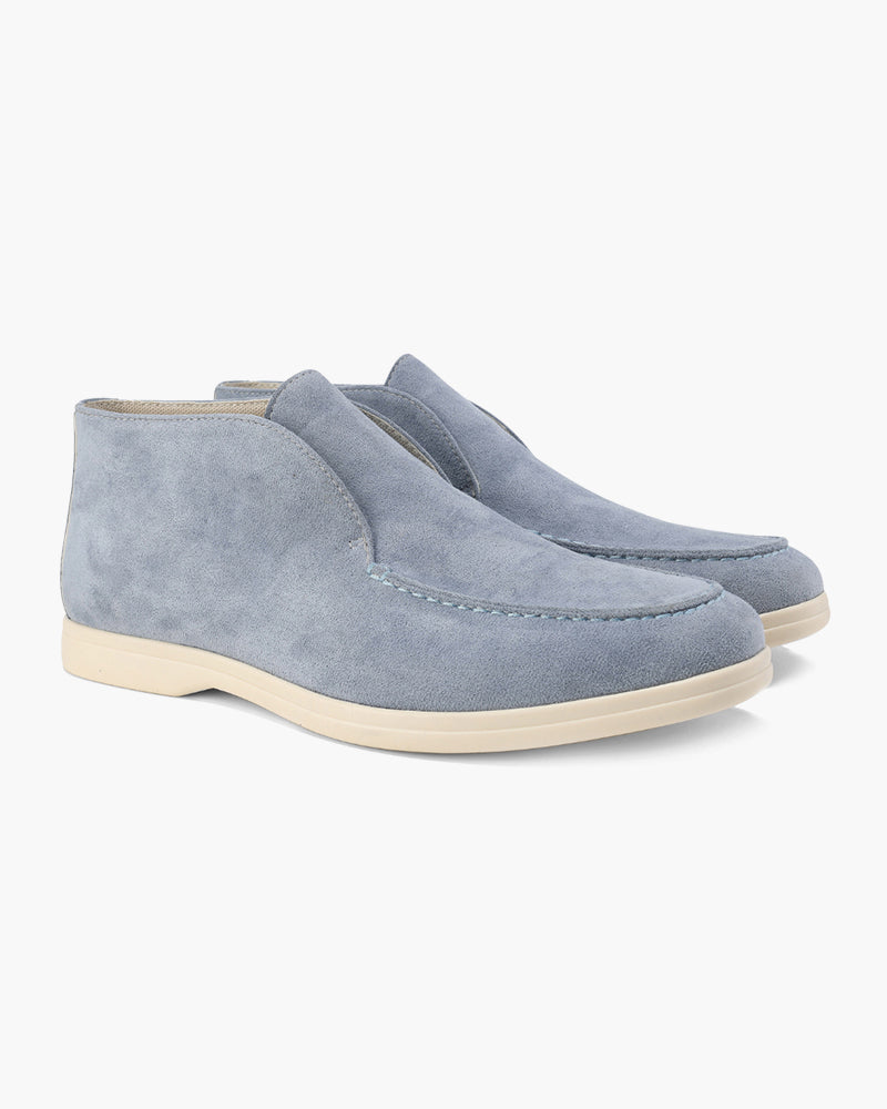 Hohe Wildleder-Loafer