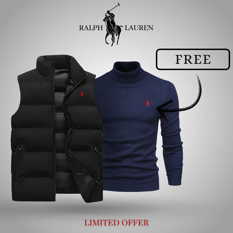 Weste + Gratis-Pullover (AUSVERKAUF)