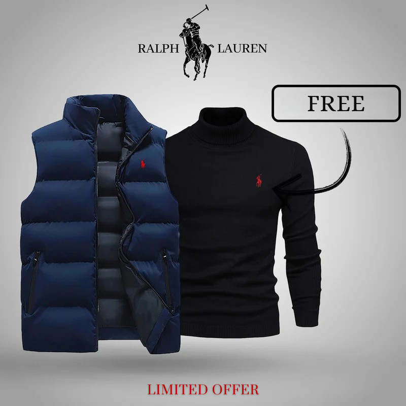 Weste + Gratis-Pullover (AUSVERKAUF)