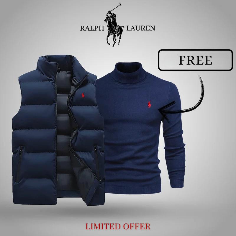 Weste + Gratis-Pullover (AUSVERKAUF)