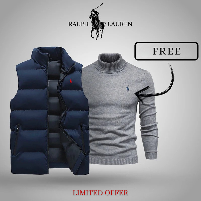 Weste + Gratis-Pullover (AUSVERKAUF)