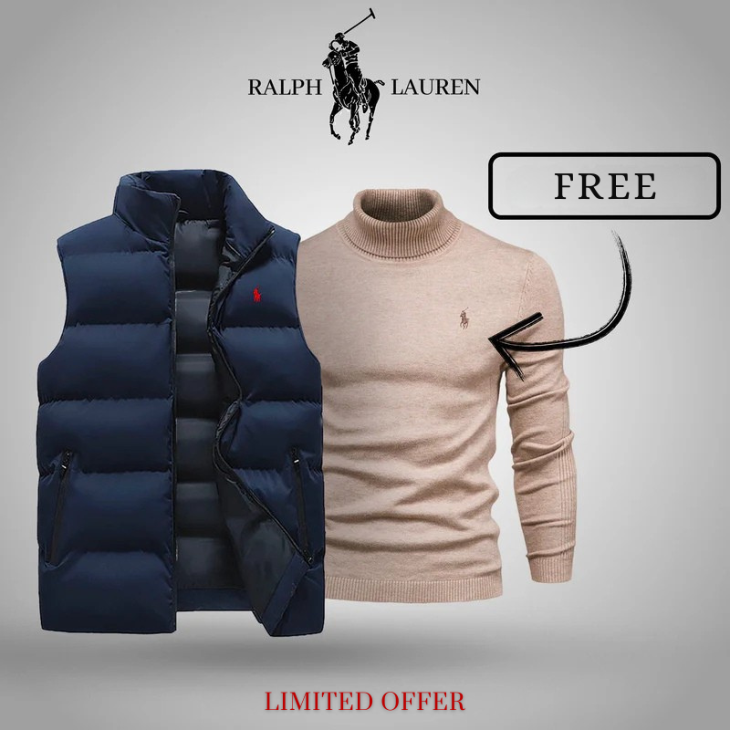 Weste + Gratis-Pullover (AUSVERKAUF)