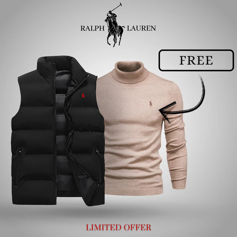 Weste + Gratis-Pullover (AUSVERKAUF)