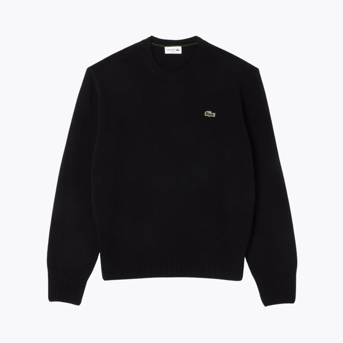LC Pullover aus kardierter Wolle mit Rundhalsausschnitt