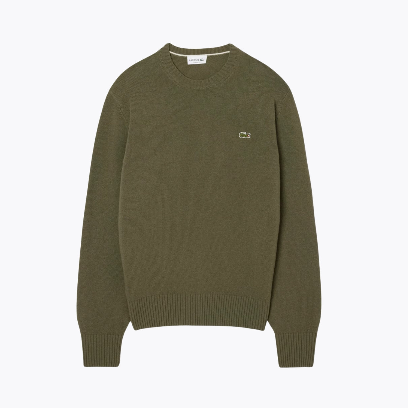 LC Pullover aus kardierter Wolle mit Rundhalsausschnitt