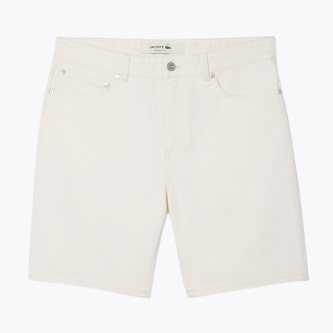 LC Straight Fit Denim-Bermudashorts
